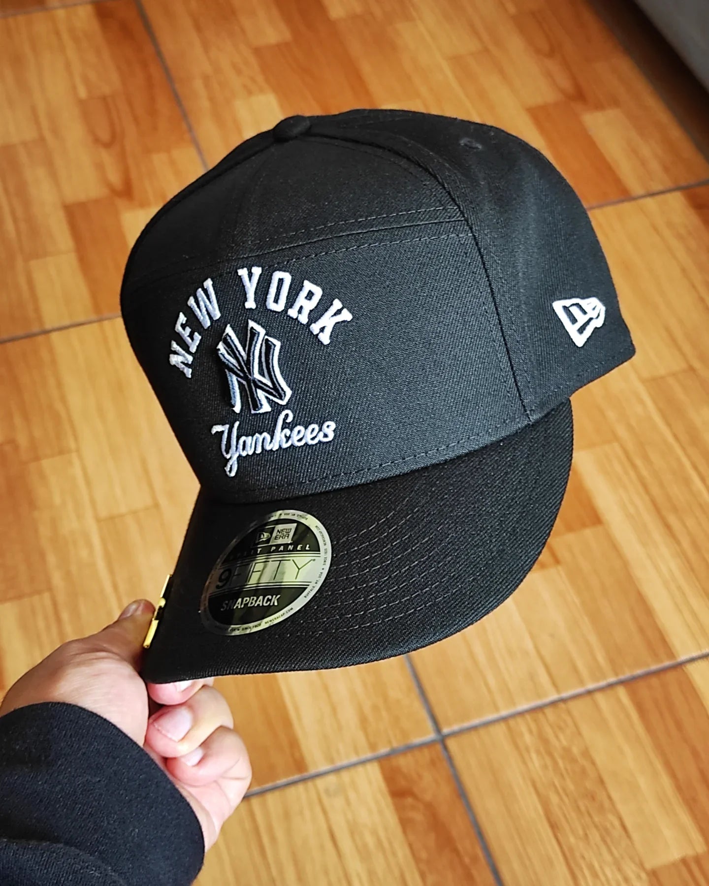 Gorra New Era New York script negra 9 FIFTY Snapback
