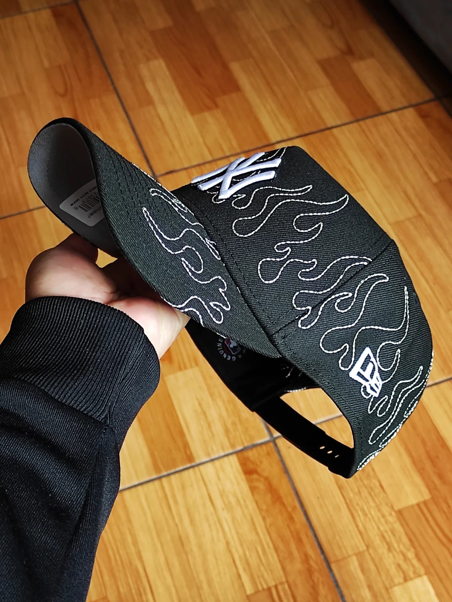 New Era New York Yankees llama negra 9 FORTY A-FRAME
