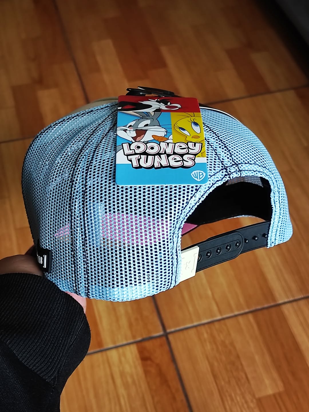 Capslab Looney Tunes Daffy Beige Trucker Snapback Hat