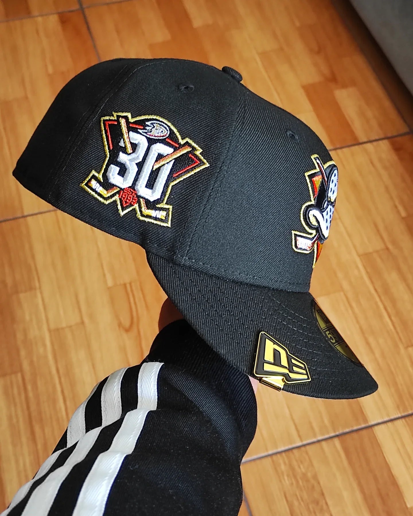 New Era Anaheim Ducks Edición 30 Aniversario NEGRO 59Fifty Ajustada