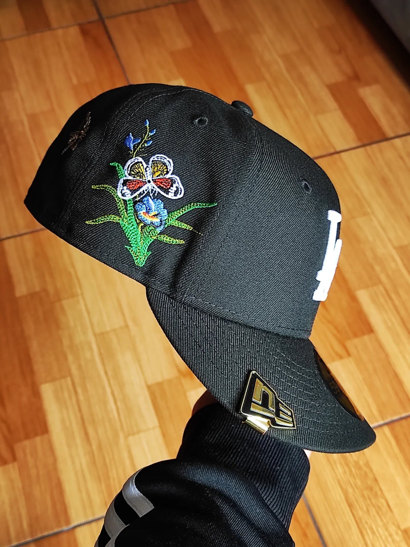 Gorra New Era Los Angeles Dodgers FIELTRO 🦋 negra 59fifty
