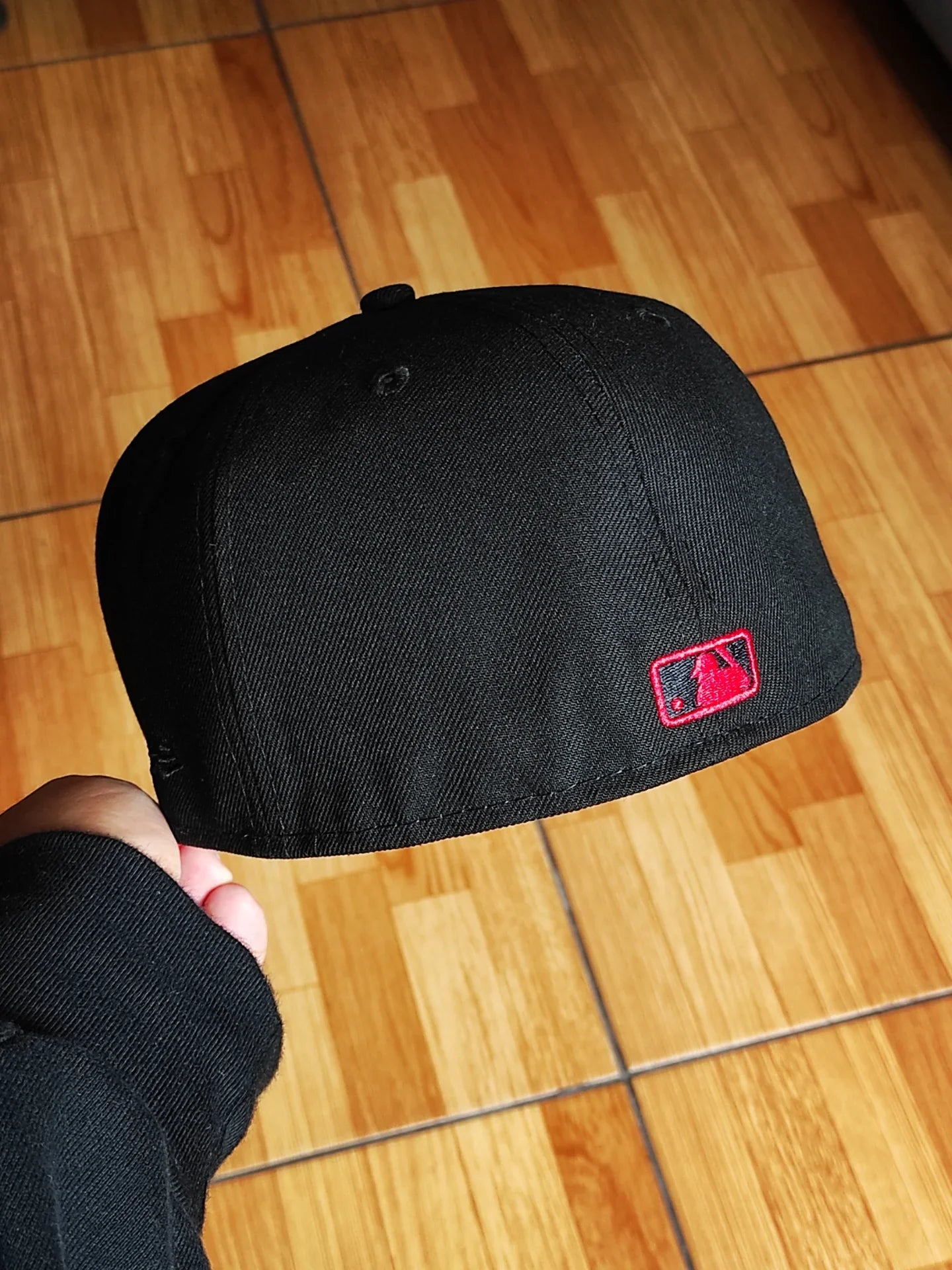 Gorra New Era Anaheim Angels 50th Anniversary Blackout Red Edition 59Fifty Fitted