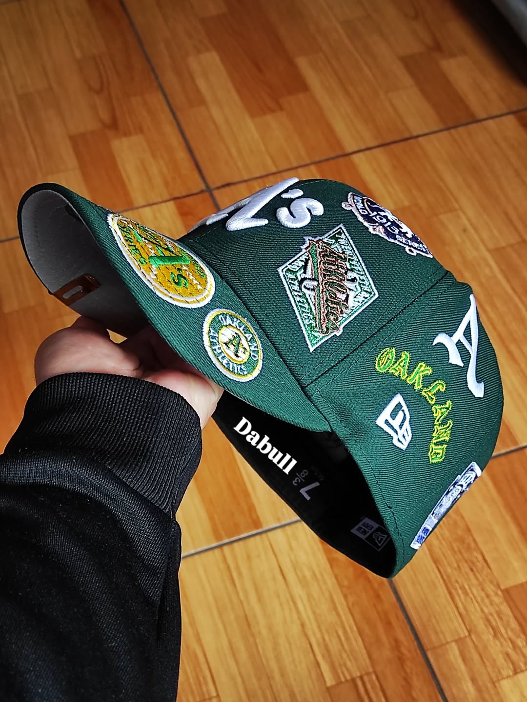 Gorra New Era 59FIFTY Fitted de los Oakland Athletics estampada