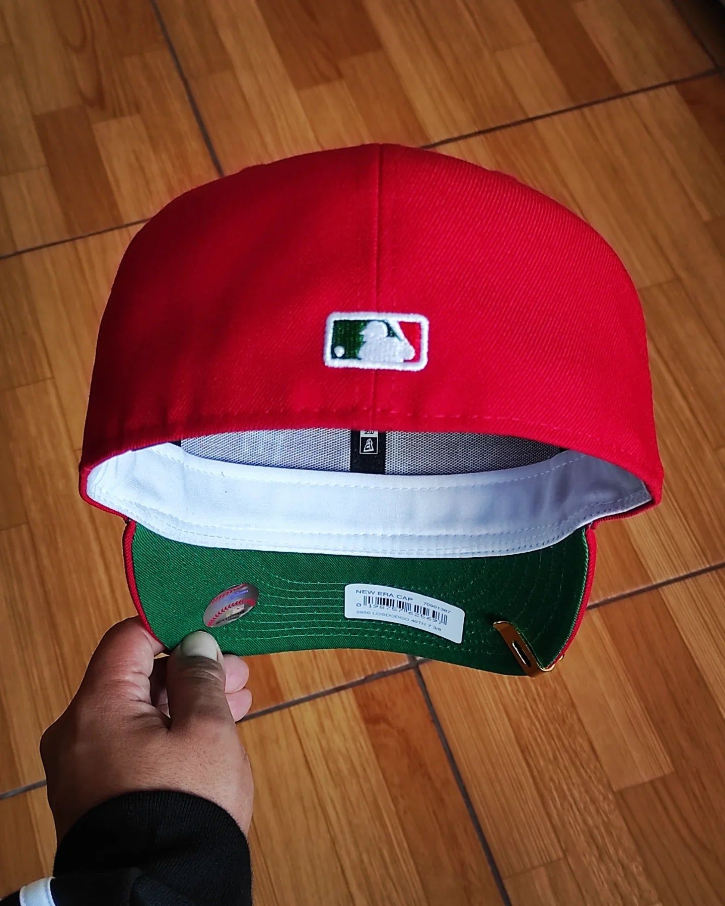 Gorra ajustada New Era Los Angeles Dodgers Viva Roja edición 59fifty