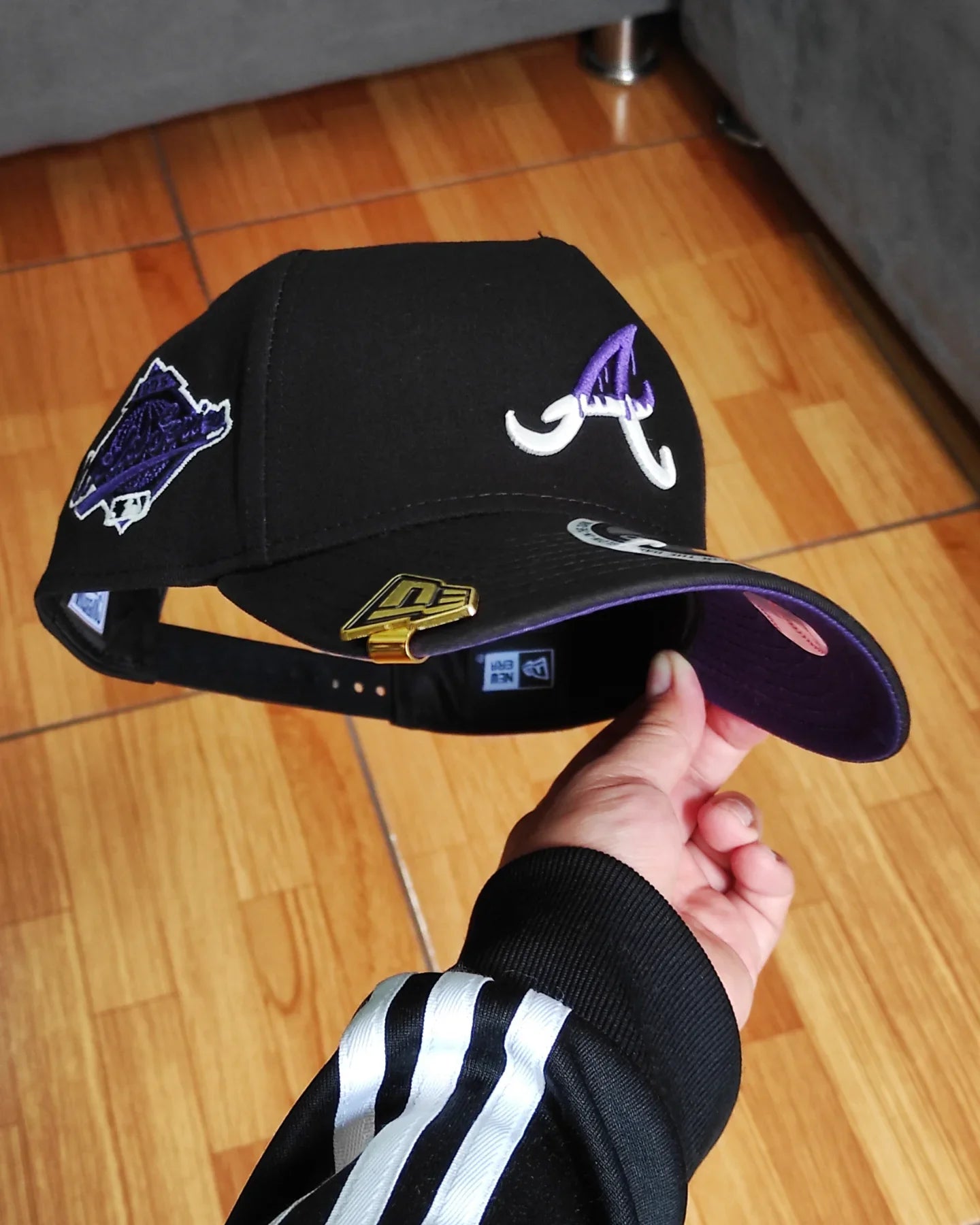 Gorra snapback New Era Atlanta Braves 'Drip' 9FORTY A-Frame
