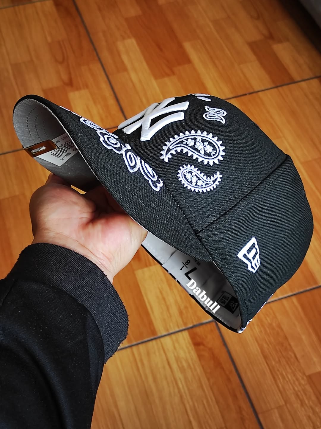New era New York Yankees paisley negra 59FIFTY