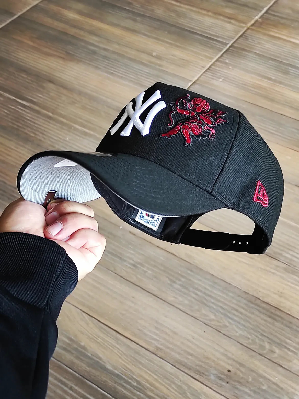 New Era New York Yankees world series Ángel 🏹 black red 9forty a frame