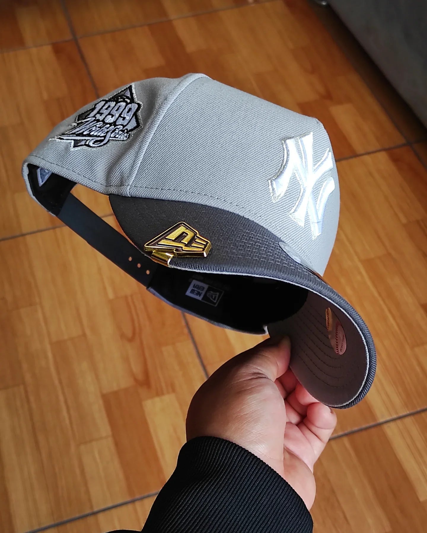 New Era New York Yankees Serie Mundial 1999 gris dos tonos 9FORTY A-FRAME