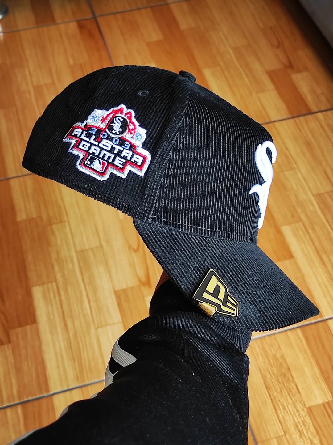 Gorra New Era Chicago White Sox All Star Game Corduroy 9Forty A-FRAME con cierre a presión