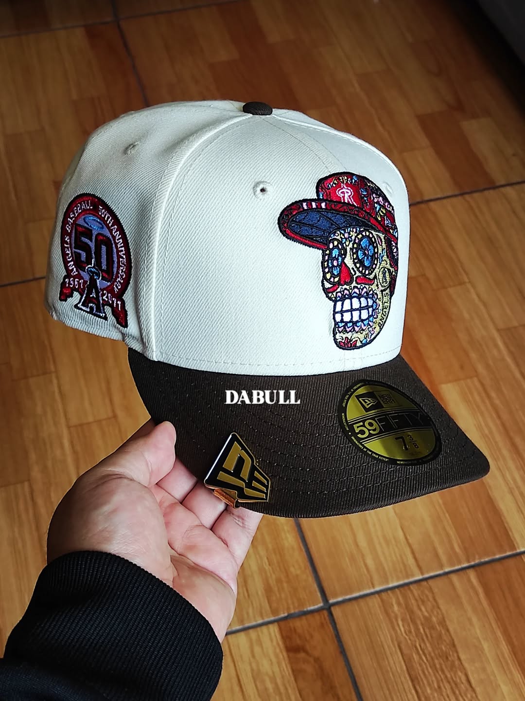 Gorro Sugar skull Anaheim Angels MLB New Era 59FIFTY 💀