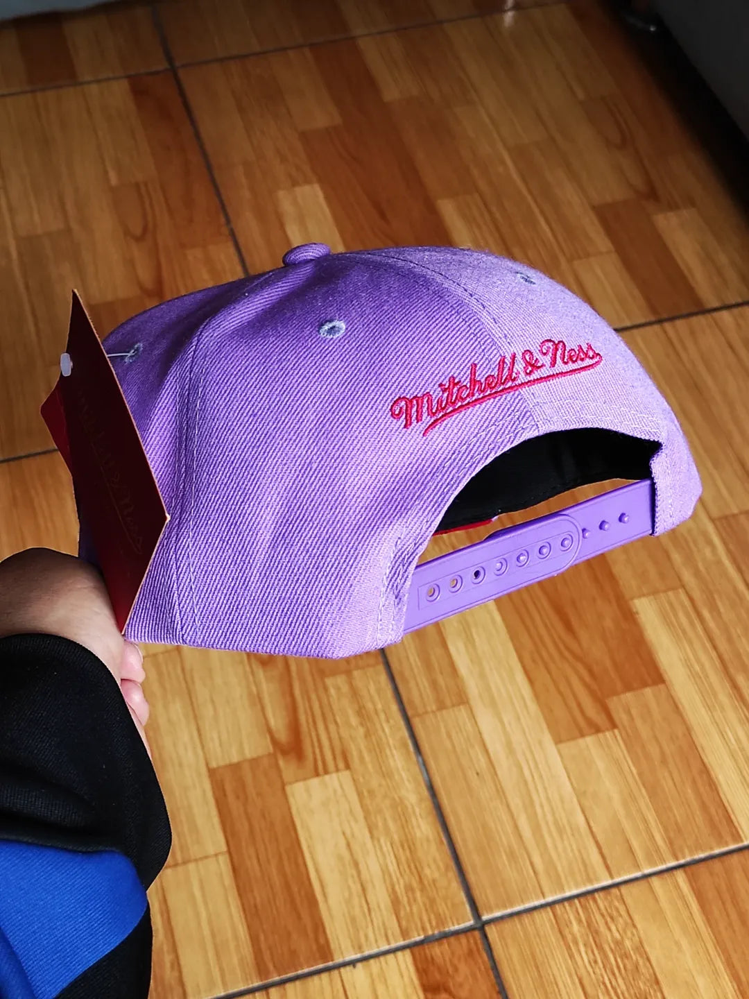 Gorra Snapback Toronto Raptors Mitchell & Ness NBA FRONT LOADED - Morada