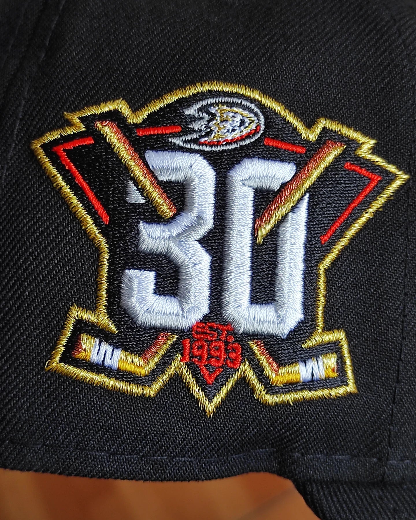 New Era Anaheim Ducks Edición 30 Aniversario NEGRO 59Fifty Ajustada
