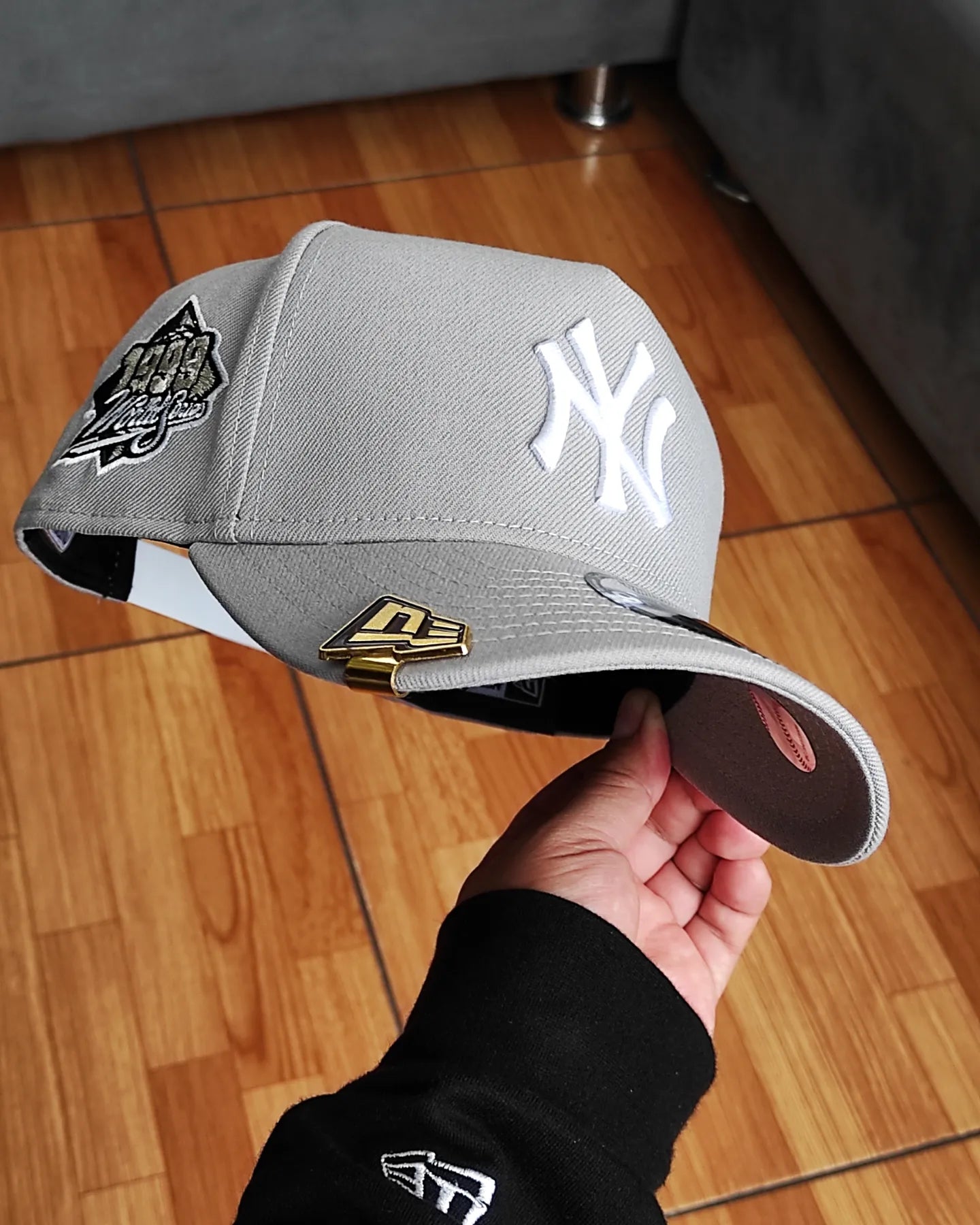 Gorra New Era New York Yankees World Series 1996 Plomo 9FORTY AFRAME