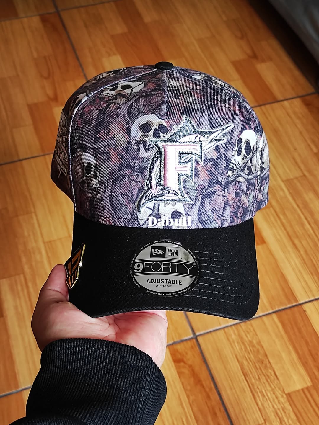 Gorra New Era Florida Marlins CALAVERA ☠️ 9FORTY A-FRAME