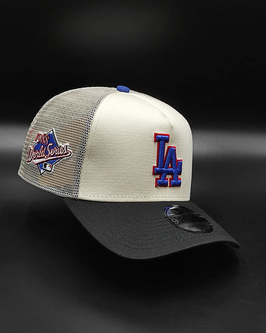 Gorra trucker New Era Los Angeles Dodgers Forty A-FRAME con cierre a presión