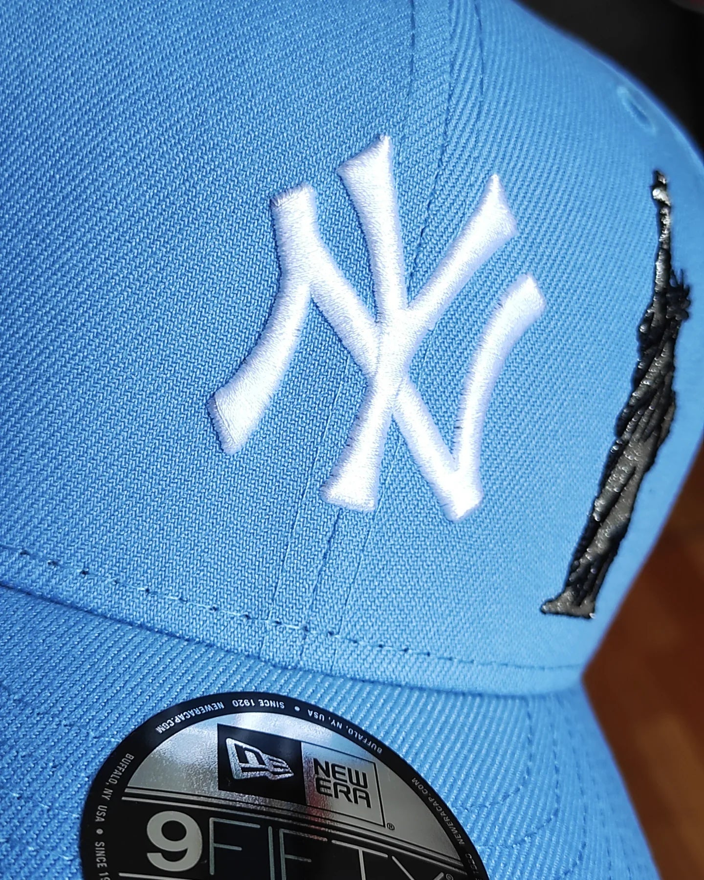 New Era New York Yankees Serie Mundial 2009 Liberty AZUL CIELO 9 FIFTY Snapback
