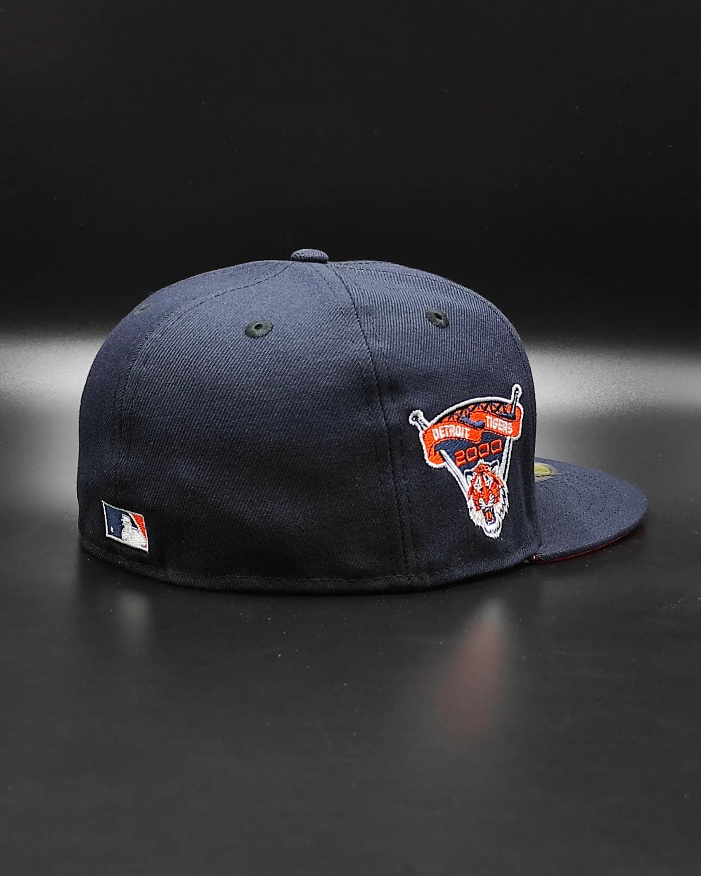Gorra ajustada 59fifty New Era Detroit Tigers edición naranja marino 2000