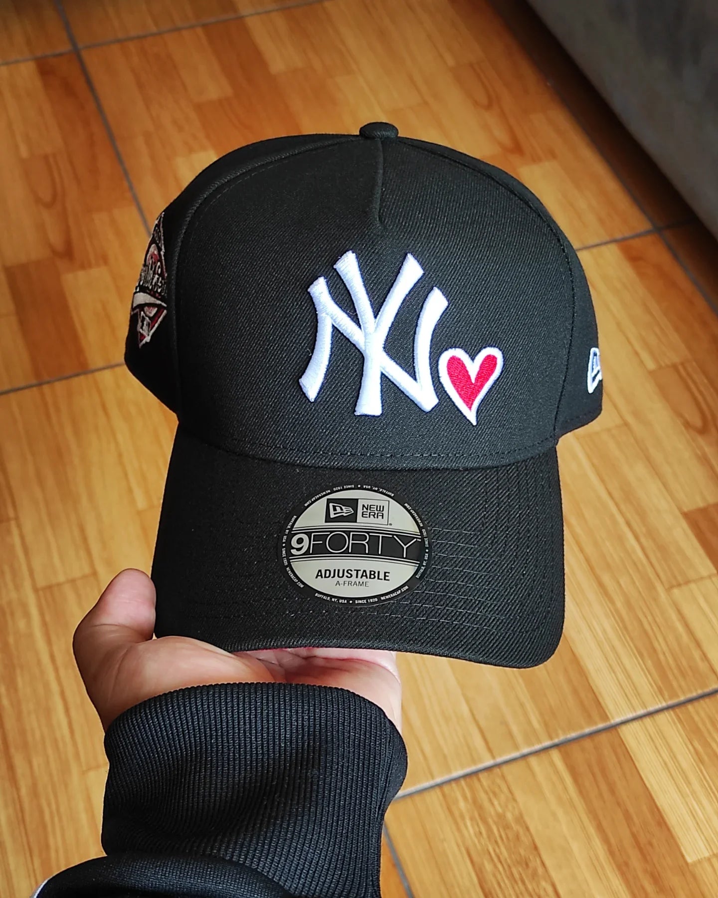 New Era New York Yankees CORAZÓN ♥️ serie mundial 9 FORTY A-FRAME
