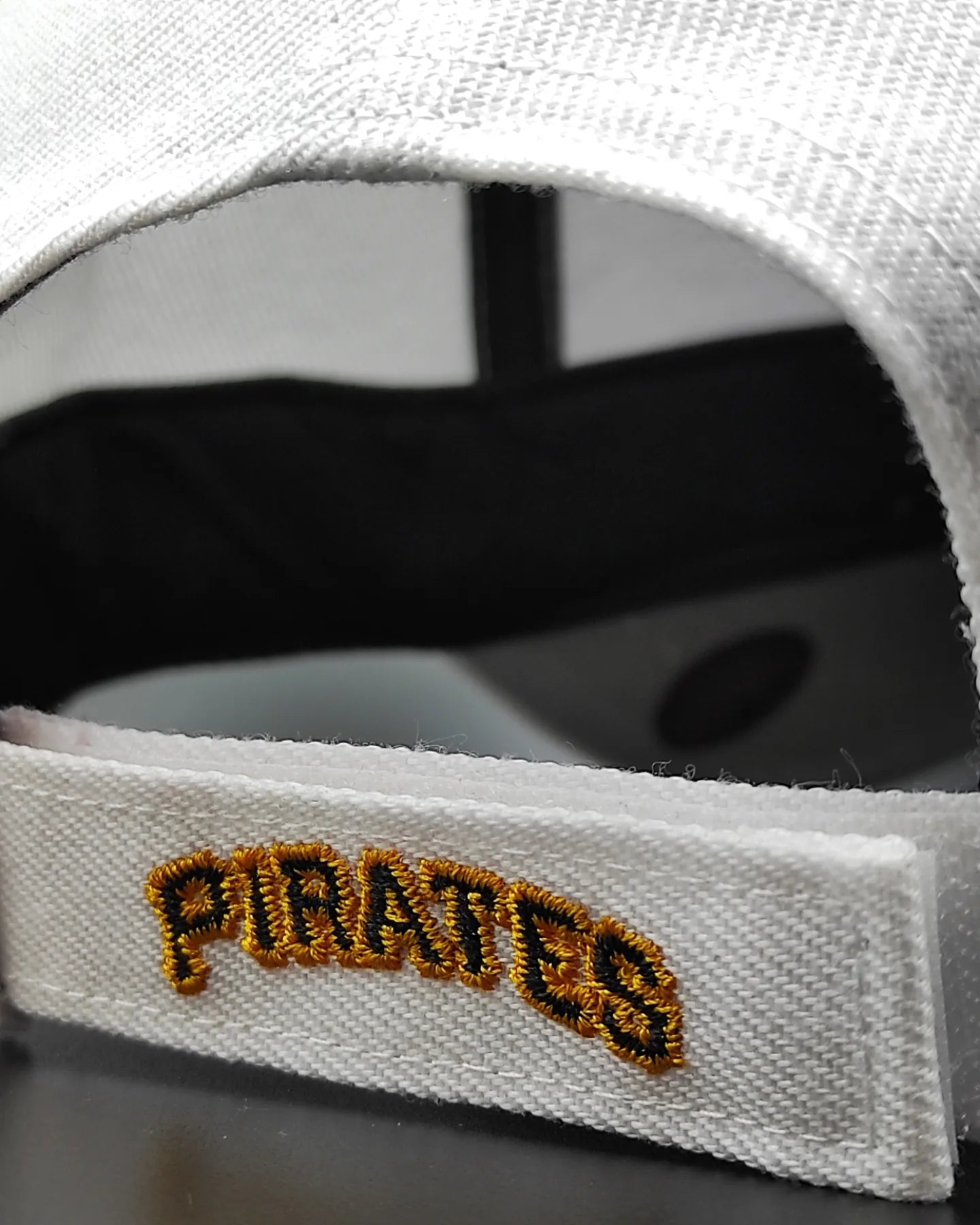Gorra 47brand Pittsburgh Pirates Classic blanca con tira ajustable