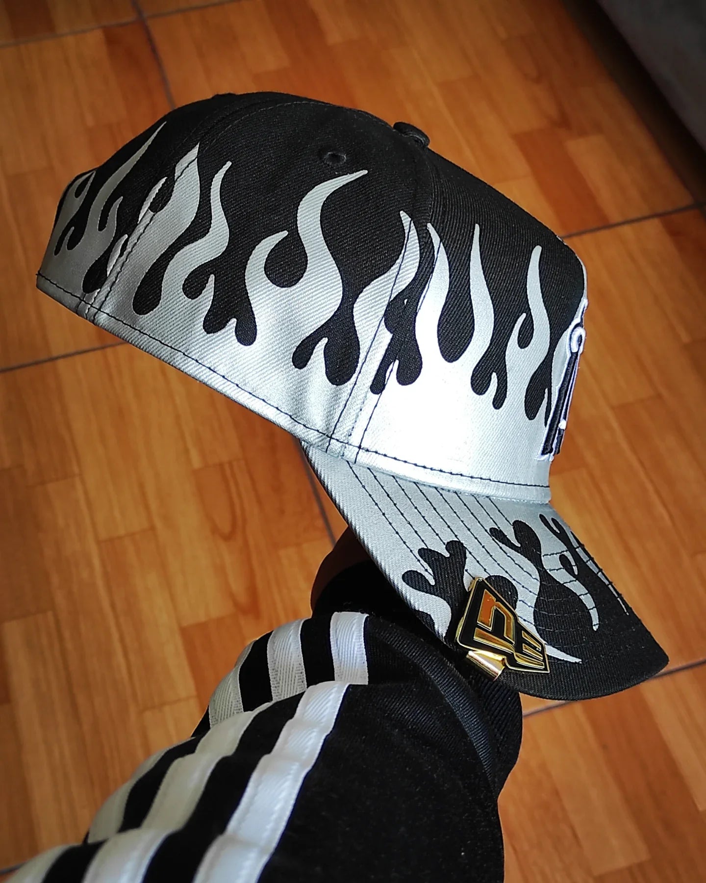 Gorra New Era 9FORTY A-Frame snapback 'Flames' de Los Angeles Angels