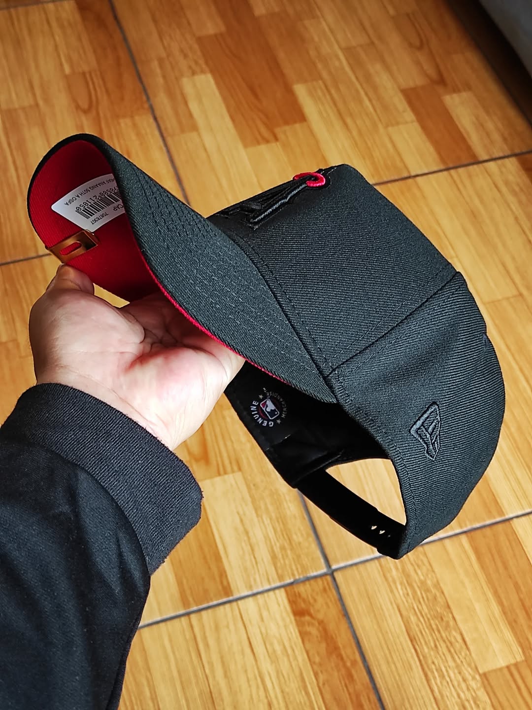 Gorra Snapback 9FORTY A-FRAME negra y roja del 50.º aniversario de los Anaheim Angels de la nueva era