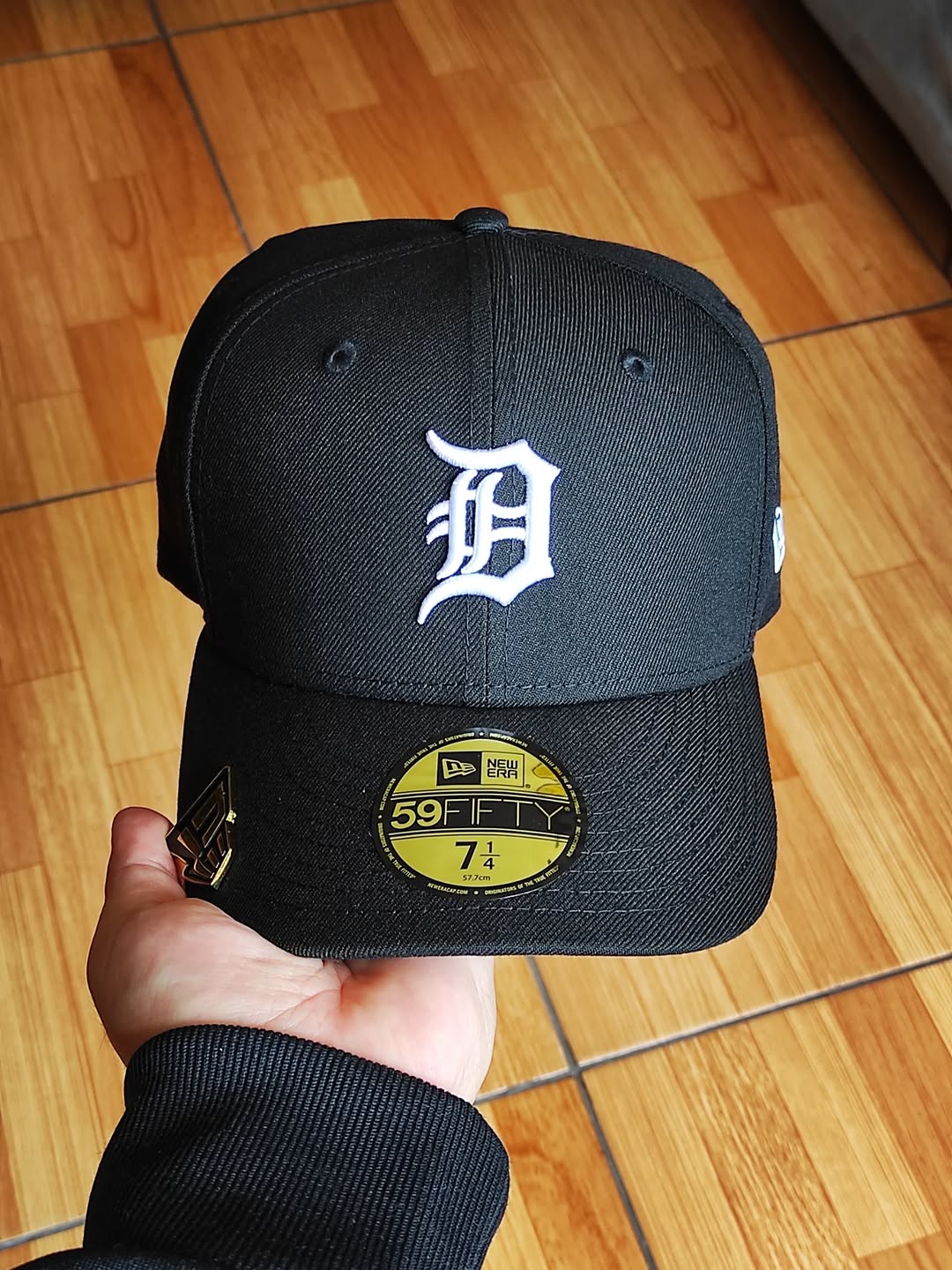 Gorra ajustada 59Fifty negra clásica de los Detroit Tigers de New Era