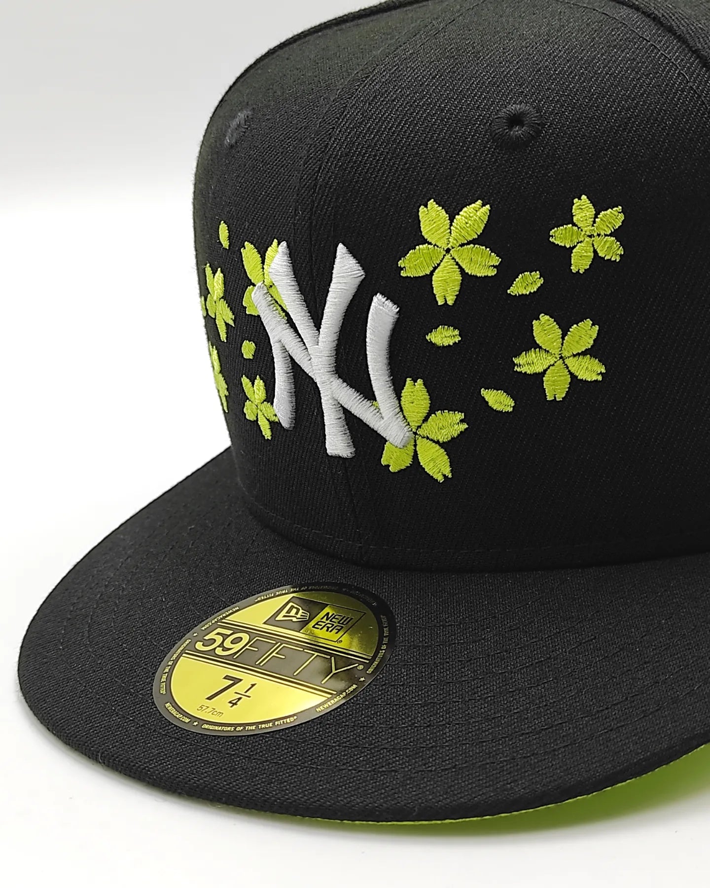 New Era New York Yankees gorra ajustada 59fifty amarilla con diseño de flor
