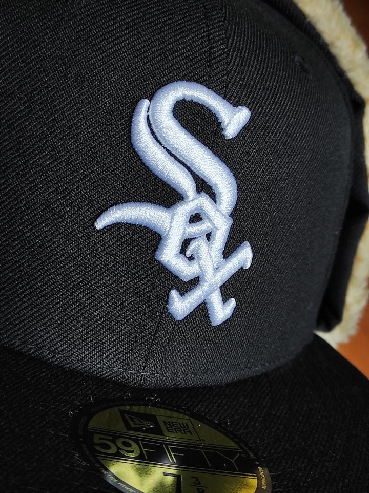 Chicago White Sox 05 WS Dogear New Era 59Fifty Fitted - Negro, Blanco, Gris