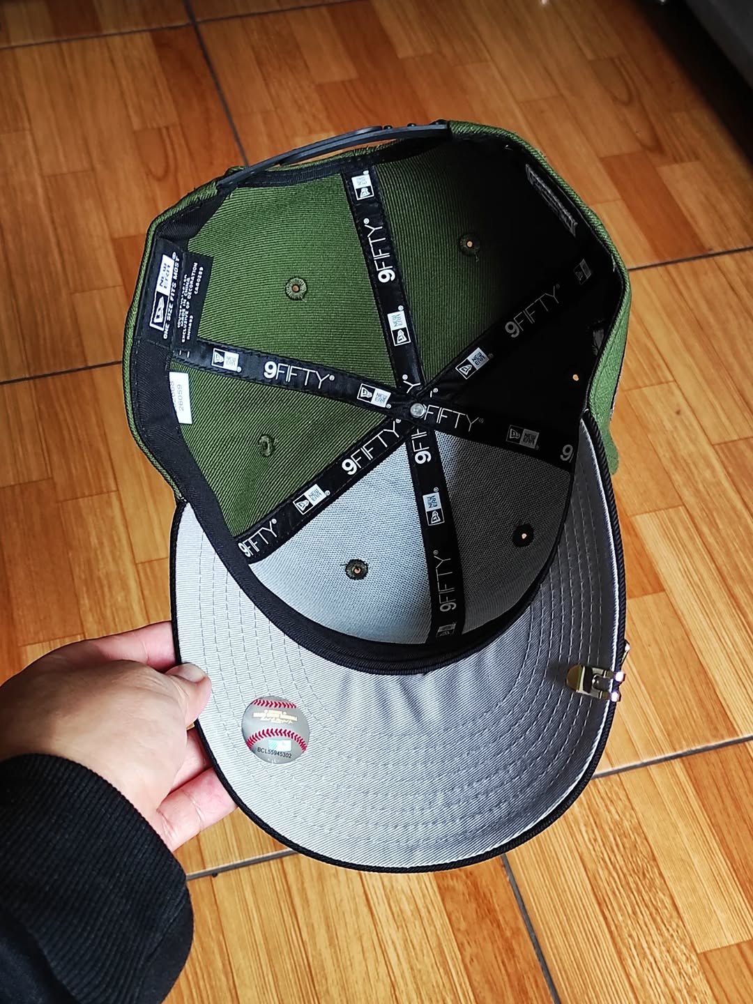 New Era Chicago Cubs two Tone olive black 9fifty snapback
