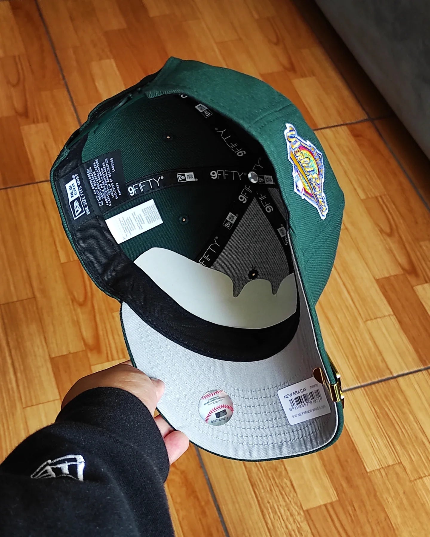 New Era New York Yankees Serie Mundial 1999 verde oscuro 9 FIFTY Snapback