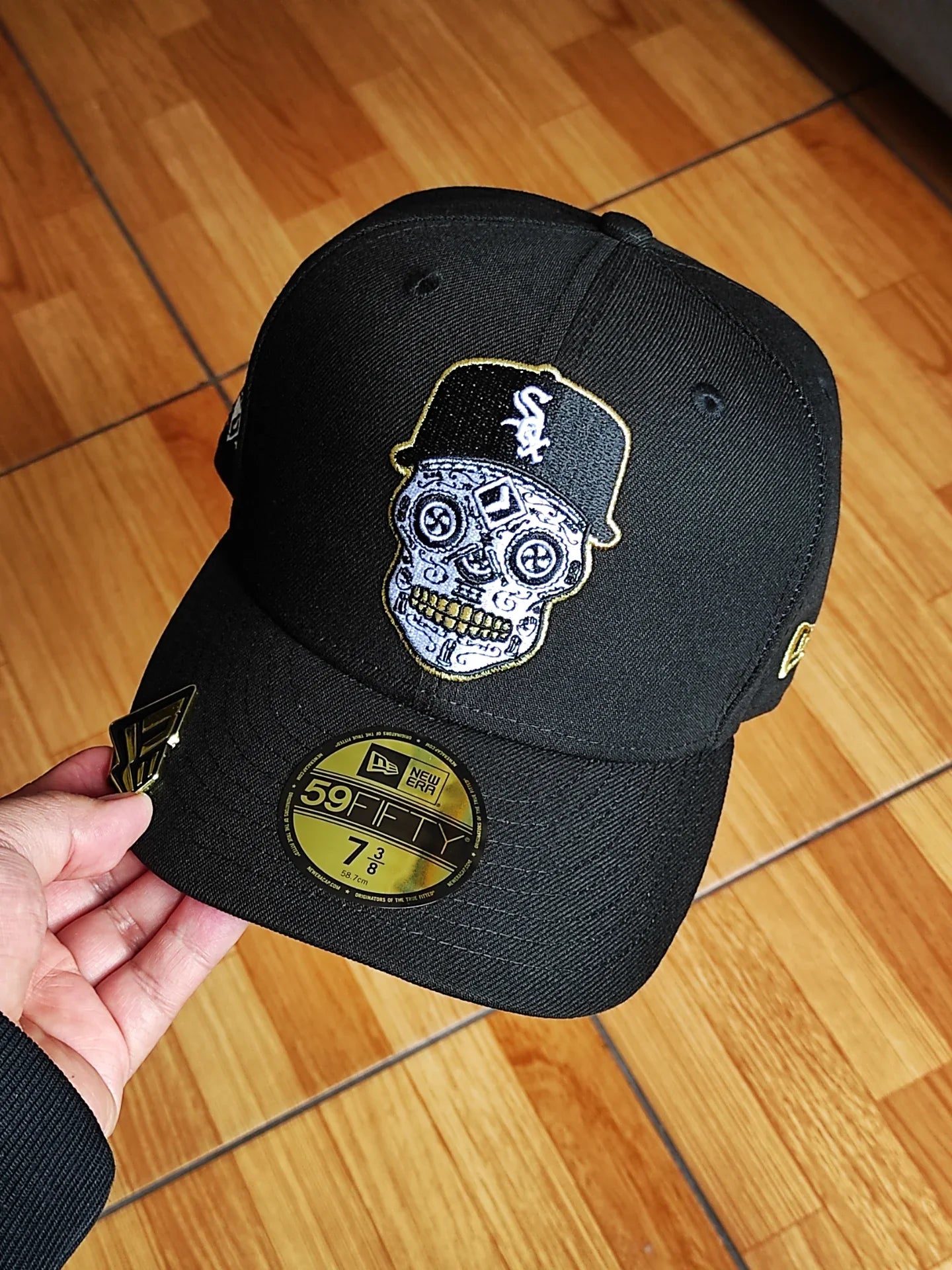 Gorra Ajustada 59Fifty New Era Chicago White Sox Skull Prime Comiskey Park Edition