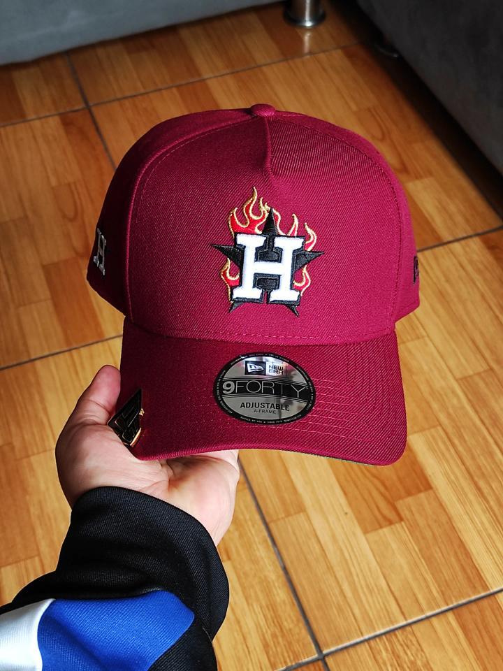 Gorra ajustable New Era 9Forty A Frame Houston Astros Flame 🔥 Edition