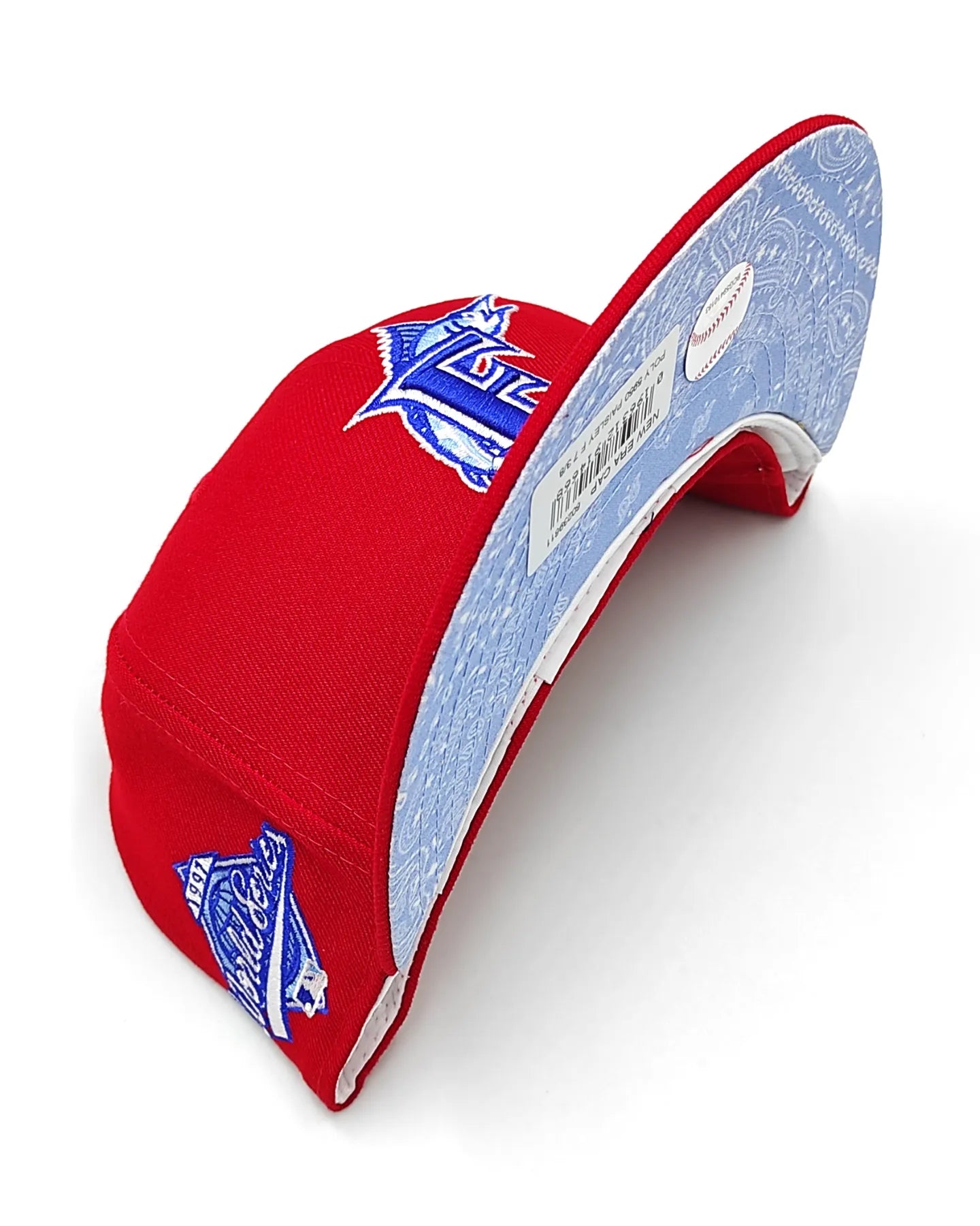 Gorra ajustada New Era Florida Marlins City Paisley Edition 59Fifty Serie Mundial 1997