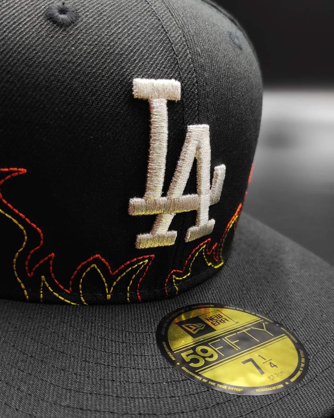 New Era Los Angeles Dodgers colección FIRE 🔥 59 Fifty AJUSTADA