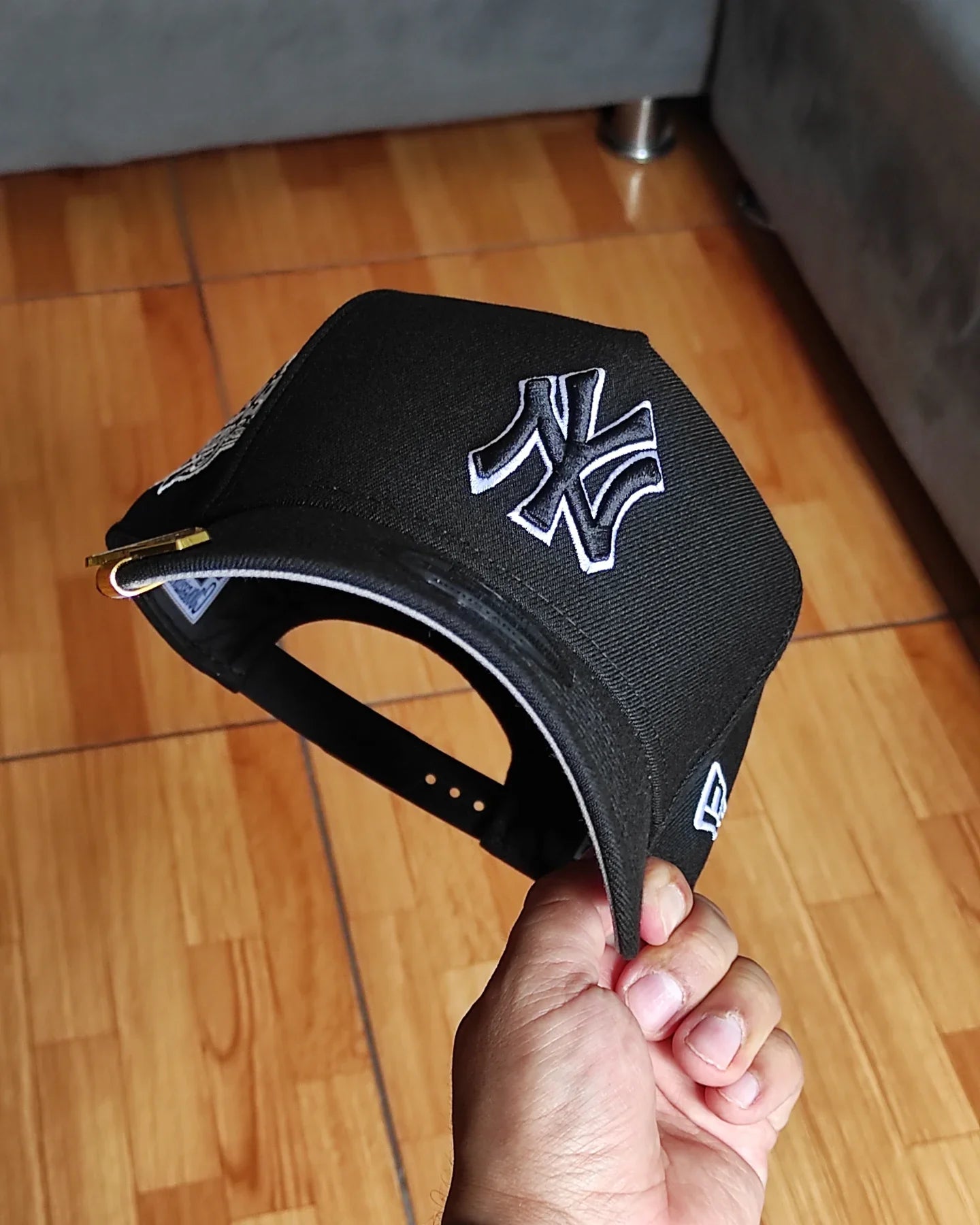 New Era New York Yankees Serie Mundial 1999 negro blanco 9 FORTY A-FRAME