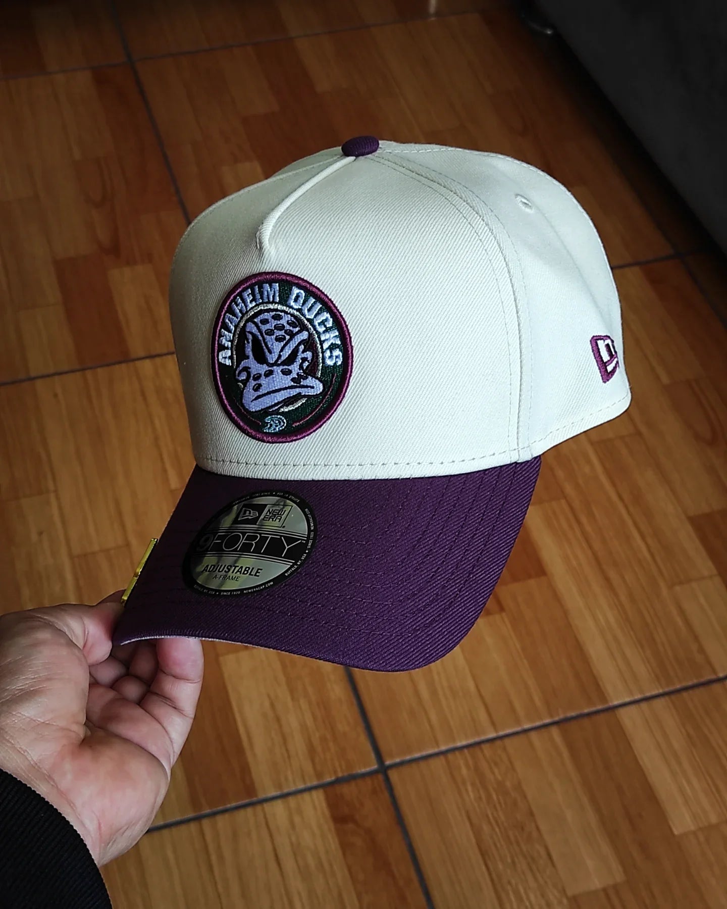 Gorra snapback New Era Anaheim Ducks Chrome Two Tone Edition 9Forty A Frame