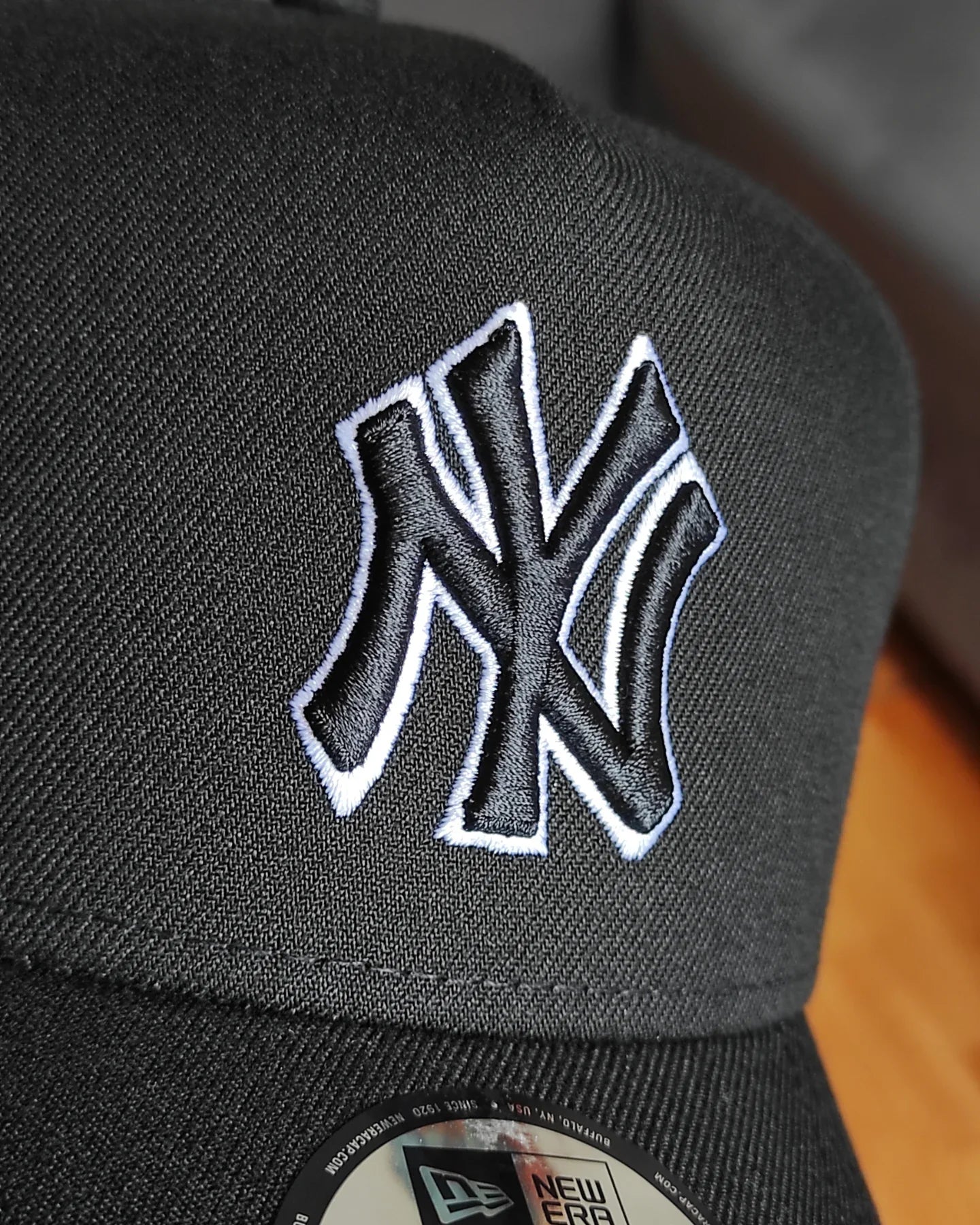 New Era New York Yankees Serie Mundial 1999 negro blanco 9 FORTY A-FRAME