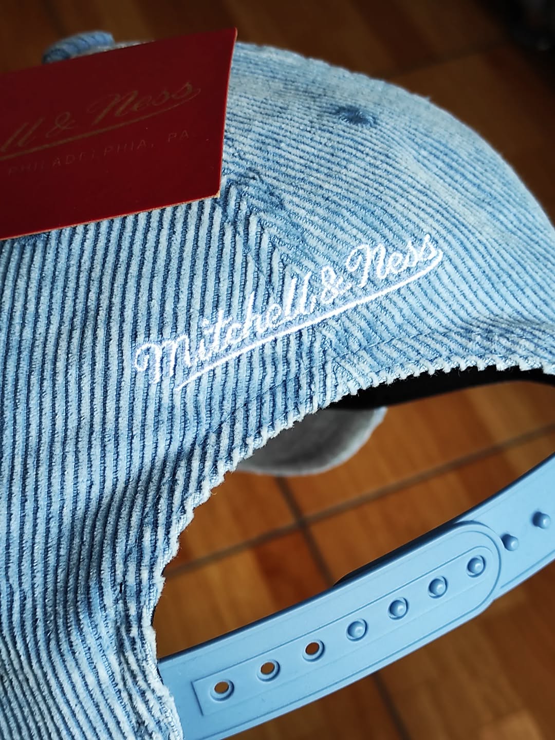 Gorra snapback Pro Stadium de pana vaquera de los New York Yankees de Mitchell & Ness