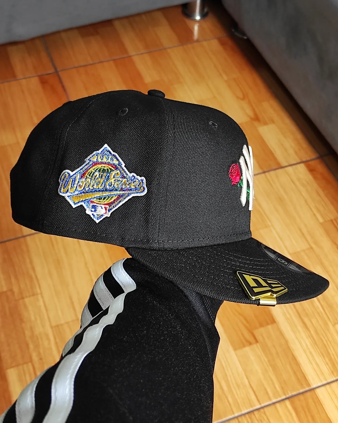 New Era New York Yankees Rosa 🌹 Serie Mundial de 1996 - Gorra Snapback 9 Fifty
