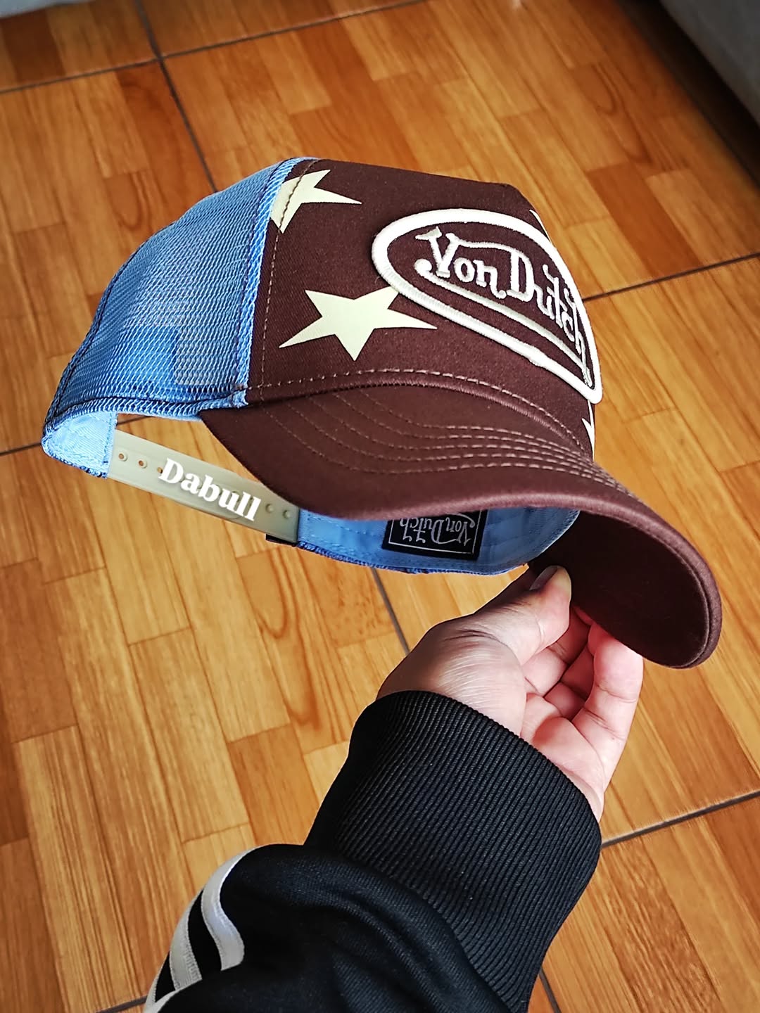 Gorra de camionero marrón con estrella holandesa ⭐️