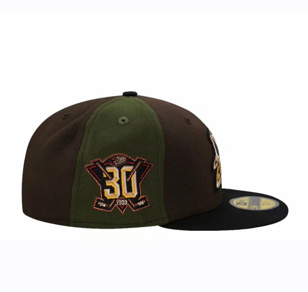 New Era Anaheim Ducks 30th Anniversary Pinwheel Edition 59Fifty Fitted Hat