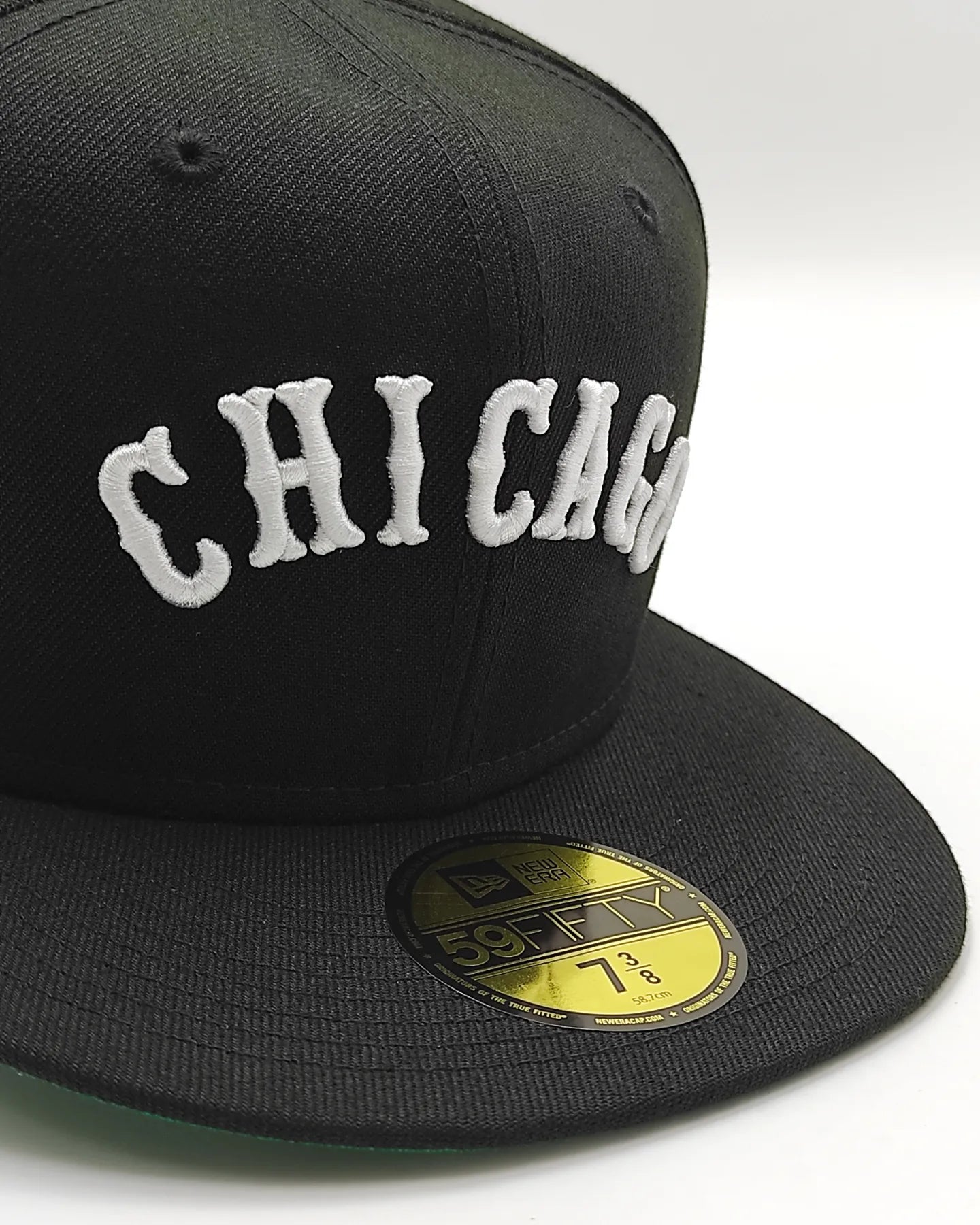 Gorra ajustada 59fifty New Era Chicago White Sox Comiskey Park edición retro negra