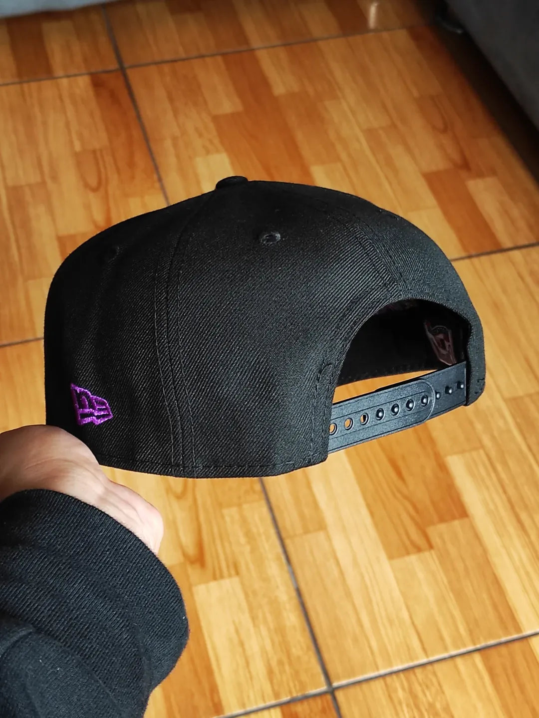 New Era New York Yankees Script World Series 1999 negro púrpura 9Forty gorra A-frame Snapback