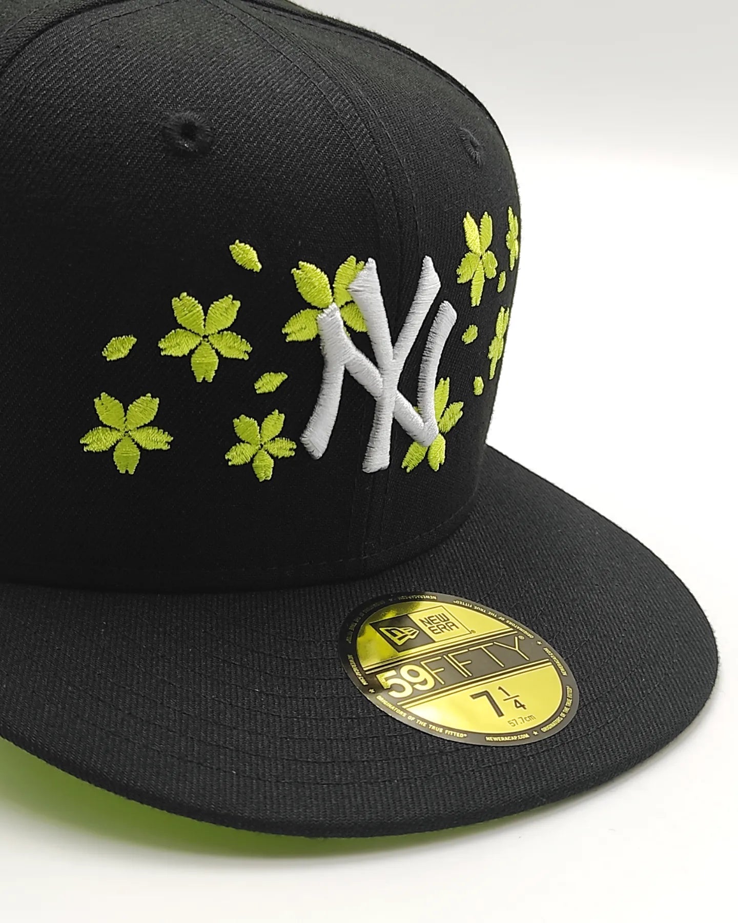 New Era New York Yankees gorra ajustada 59fifty amarilla con diseño de flor
