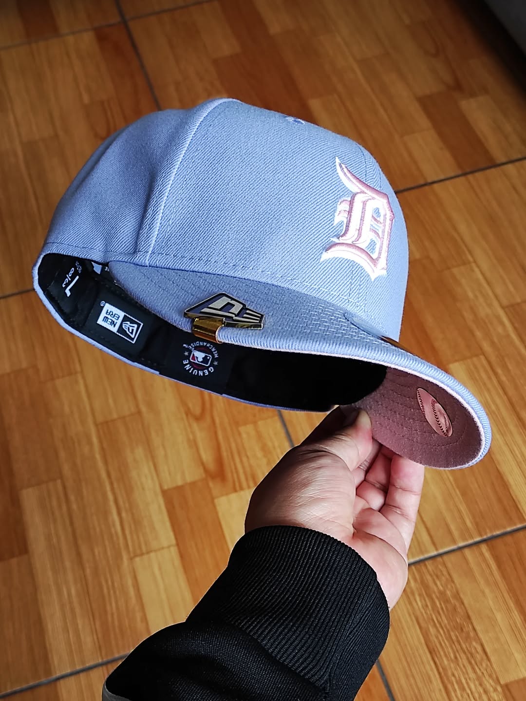 Gorra Ajustada 59FIFTY MLB Detroit Tigers Pastel Púrpura New Era