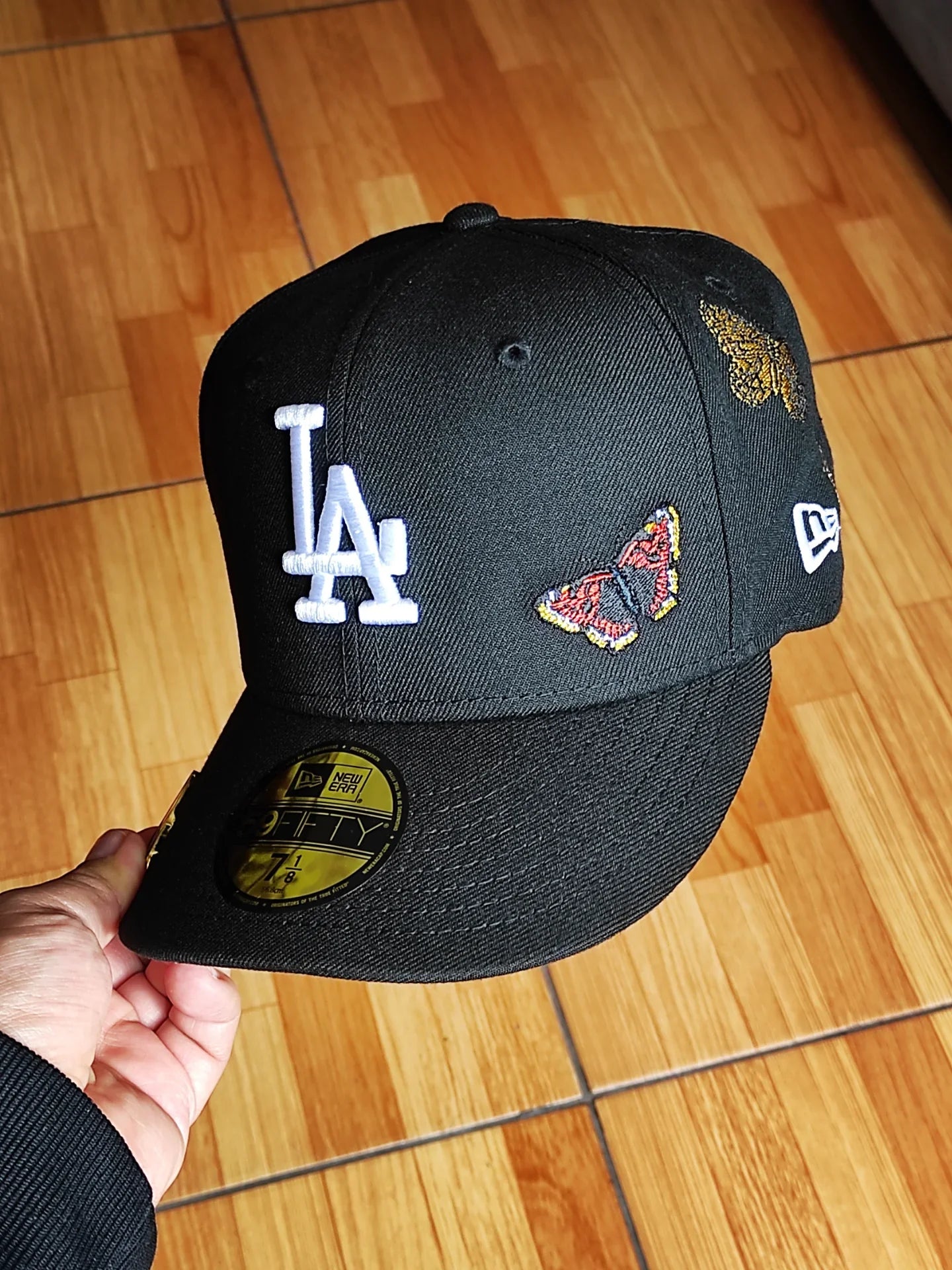 Gorra New Era Los Angeles Dodgers FIELTRO 🦋 negra 59fifty