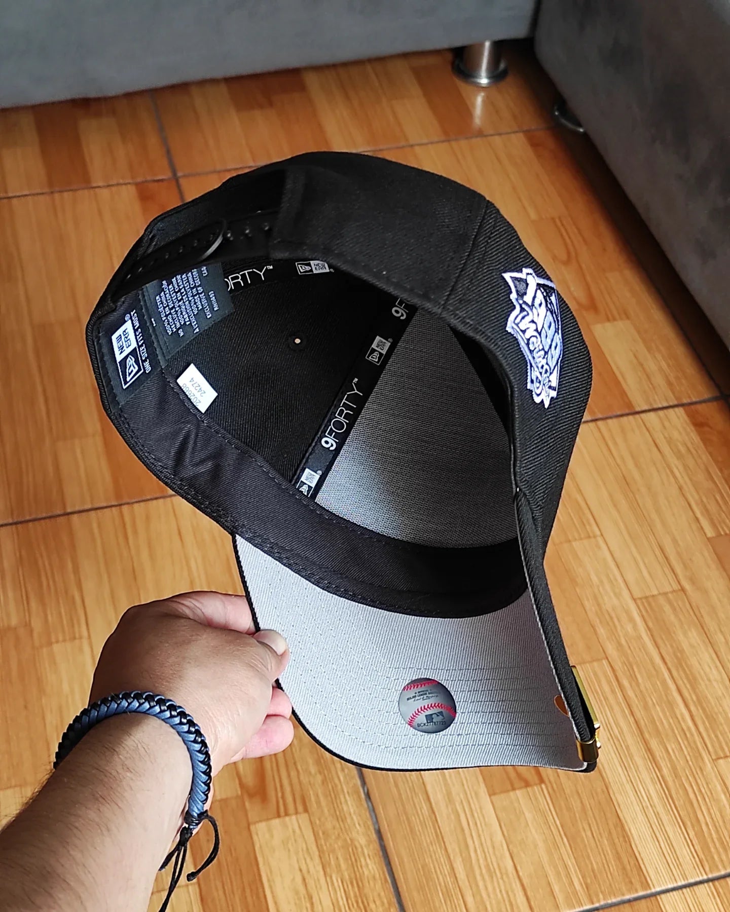 New Era New York Yankees Serie Mundial 1999 negro blanco 9 FORTY A-FRAME