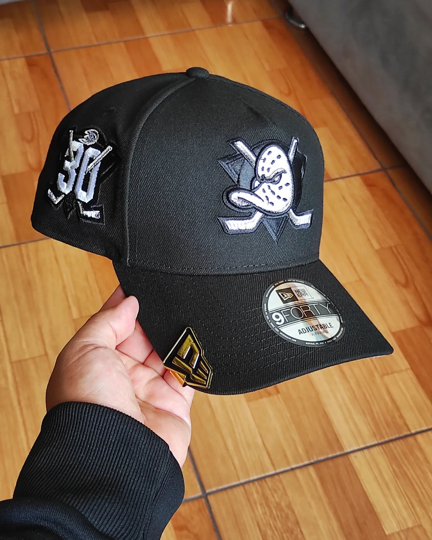 New Era Anaheim Ducks 30 aniversario black prime 9FORTY A-FRAME