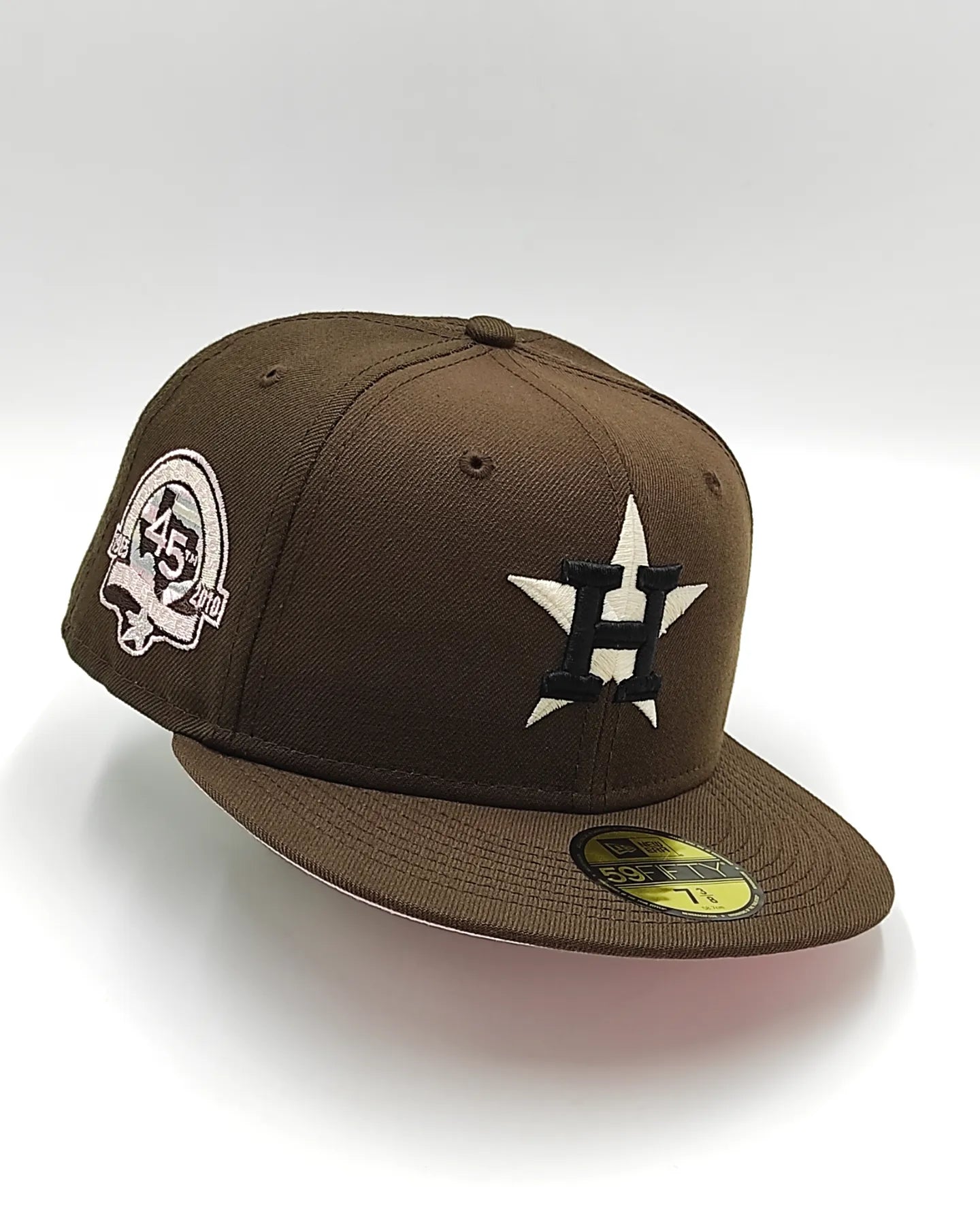 Gorra ajustada 59fifty New Era Houston Astros 45.º aniversario edición café dulce