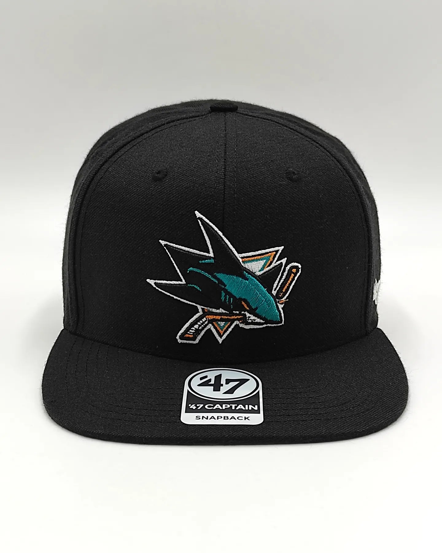 Gorra ajustable 47brand San Jose Sharks Captain negra